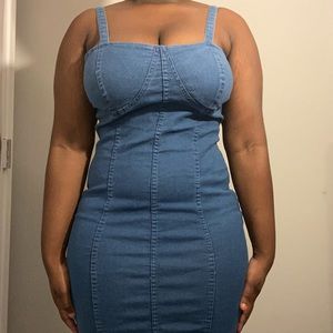 midi Jean dress
